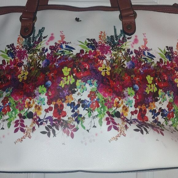 Elliott Lucca Aria Large Floral Tote Bag Never Used Many uses - Picture 2 of 9